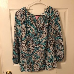 Lilly Pulitzer Silk Shirt
